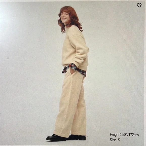 JW ANDERSON PILE-LINED FLEECE PANTS Size M - Picture 4 of 6